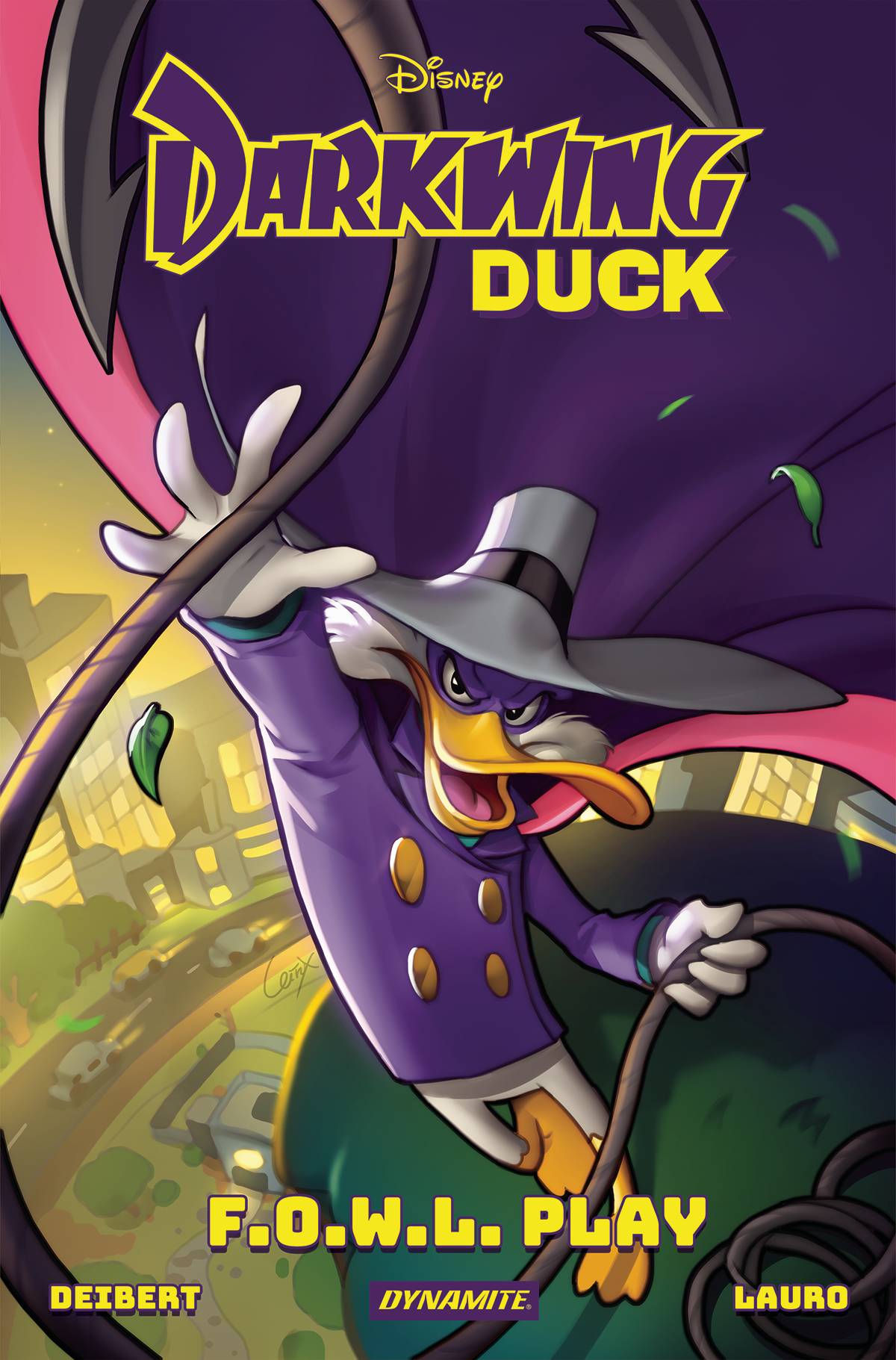 DARKWING DUCK FOWL PLAY HC DEIBERT SGN (C: 0-1-2)