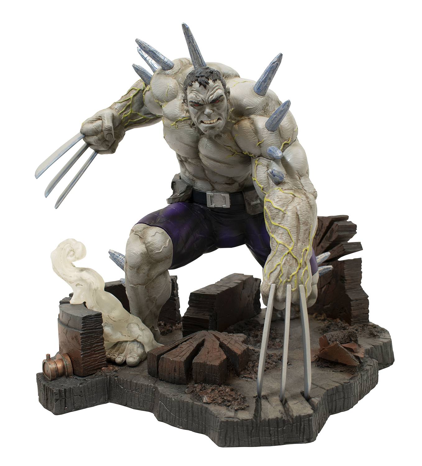 MARVEL PREMIER COLLECTION WEAPON HULK STATUE (O/A) (C: 1-1-2