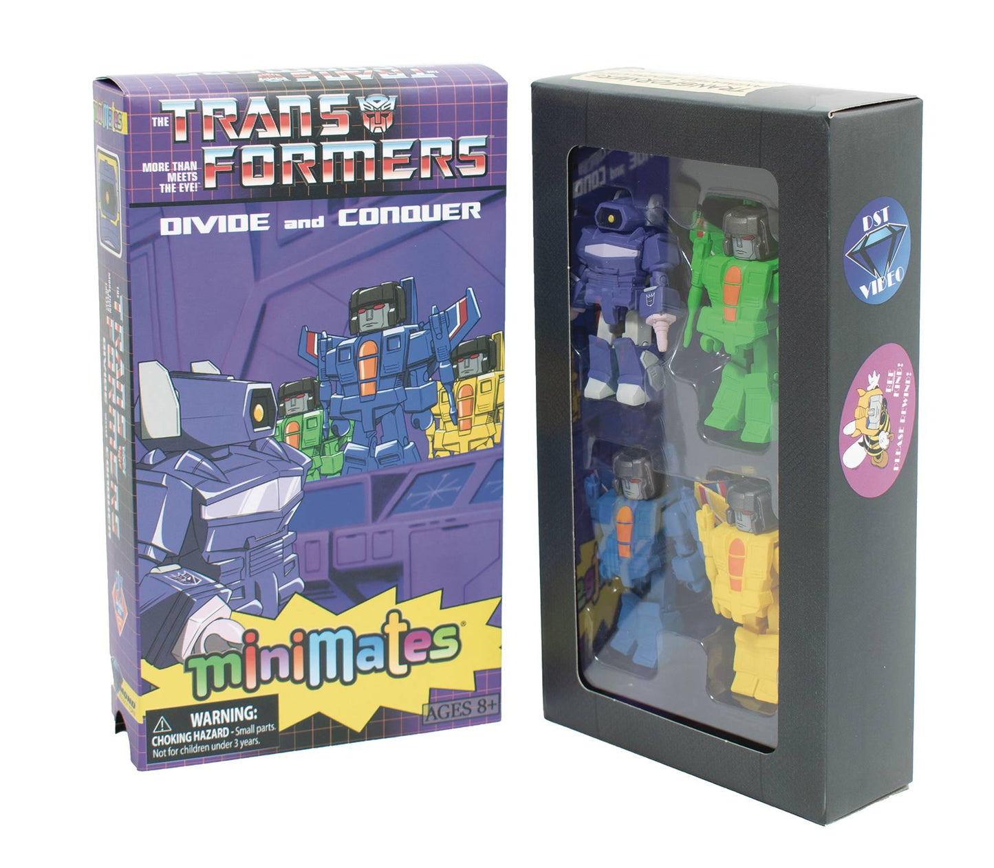 SDCC 2024 TRANSFORMERS DIVIDE & CONQUER VHS MINIMATES BOX SE