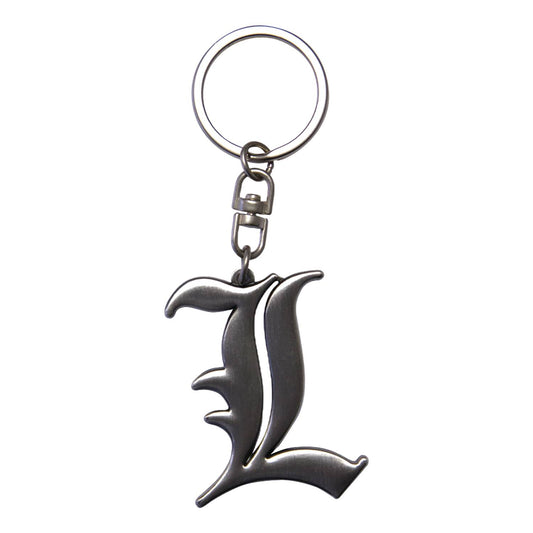 DEATH NOTE L SYMBOL 3D METAL KEYCHAIN (C: 1-1-2)