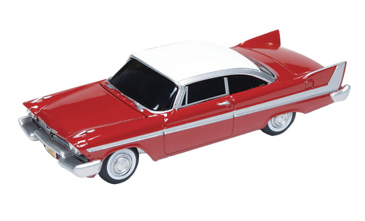 SILVER SCREEN CHRISTINE 1958 PLYMOUTH FURY AW 1/64 DIECAST (