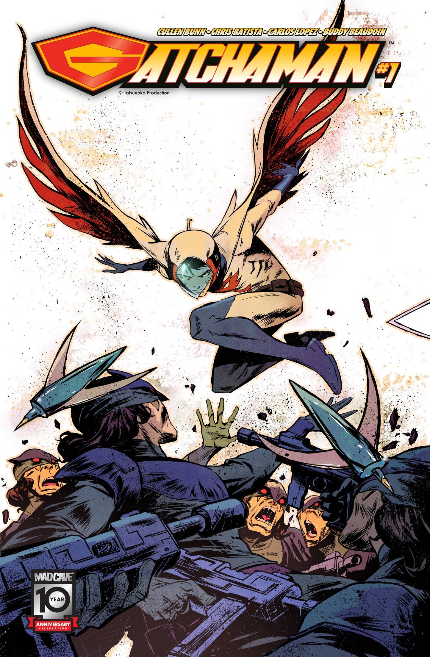 GATCHAMAN #1 CVR B SANFORD GREENE CONNECTING