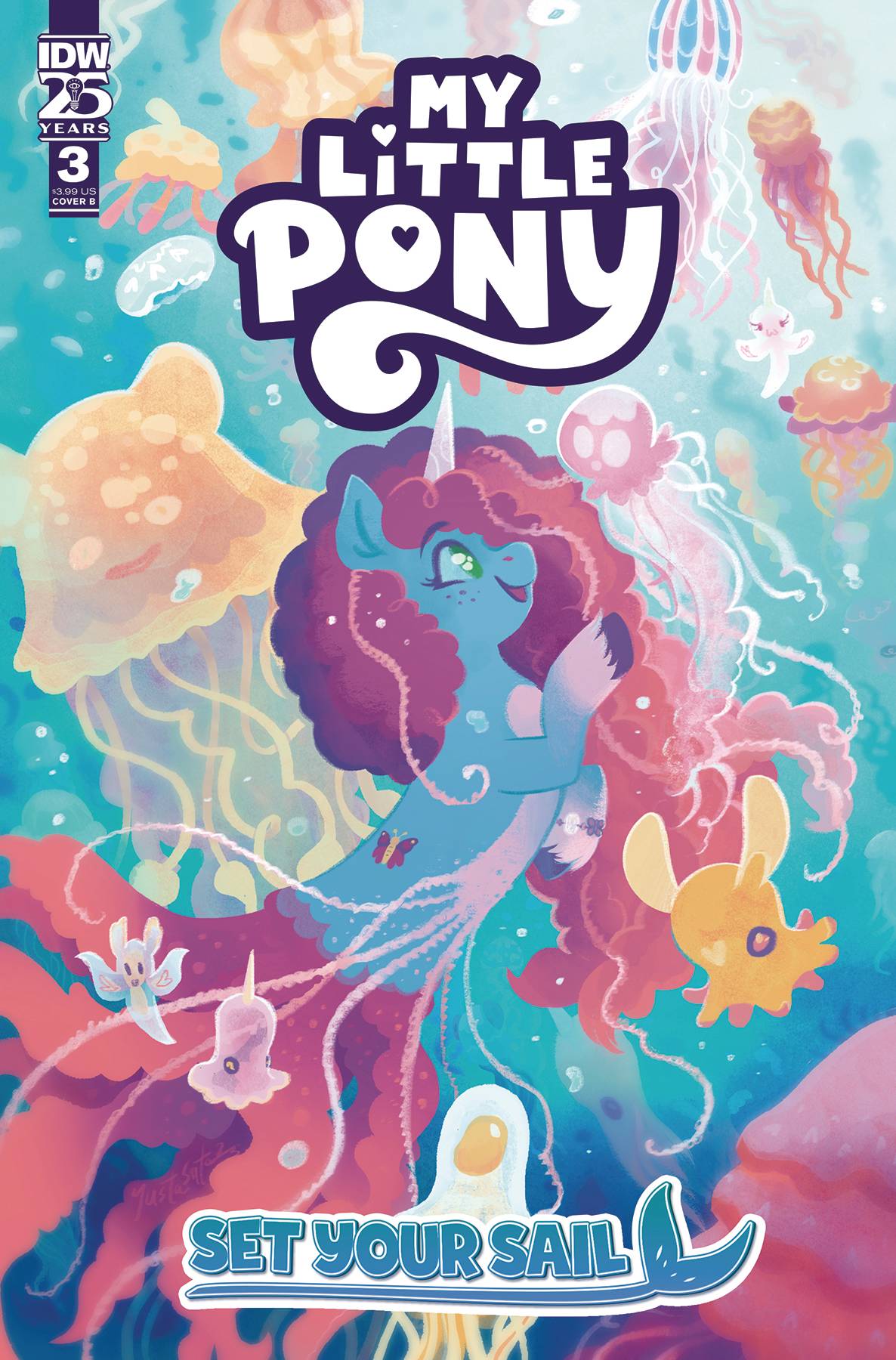 MY LITTLE PONY SET YOUR SAIL #3 CVR B JUSTASUTA