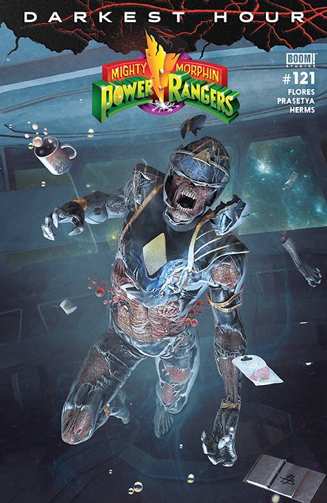 MIGHTY MORPHIN POWER RANGERS #121 CVR B DARK GRID BARENDS (C