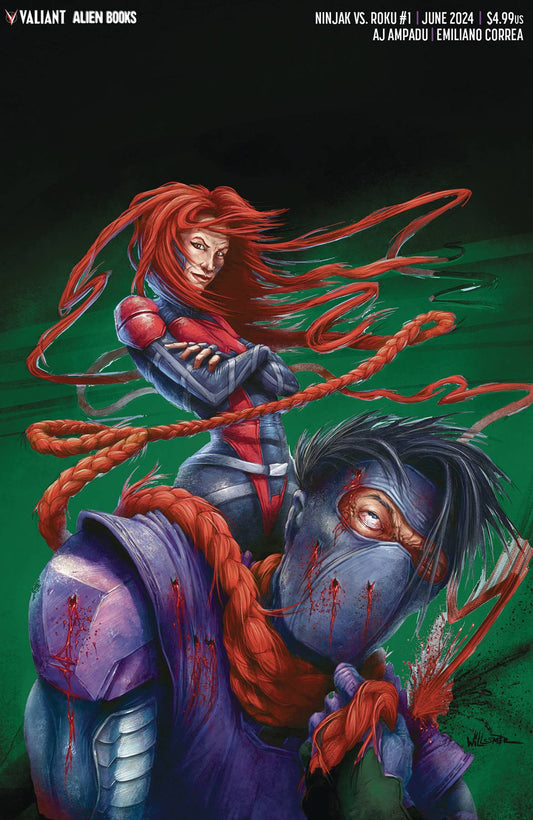 NINJAK VS ROKU #1 (OF 4) CVR D WILLSMER VIRGIN