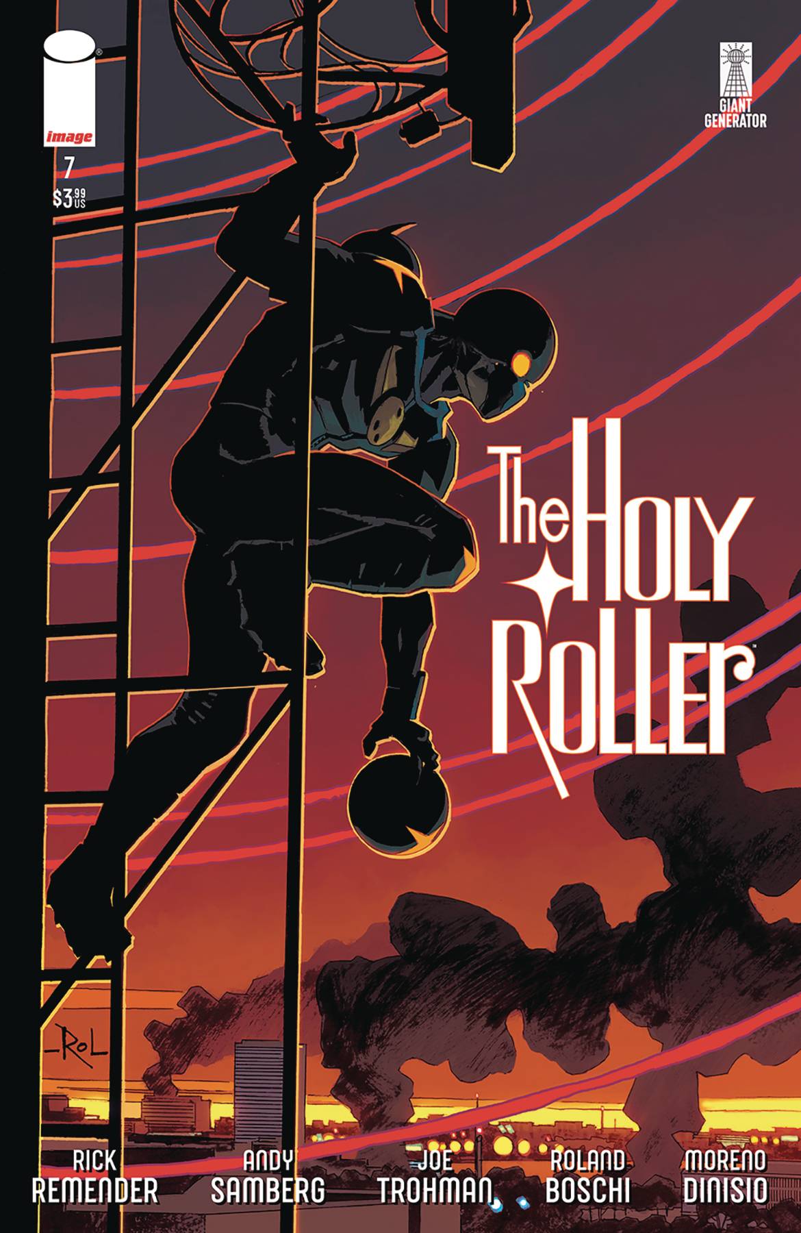 HOLY ROLLER #7 (OF 9) CVR A BOSCHI & DINISIO