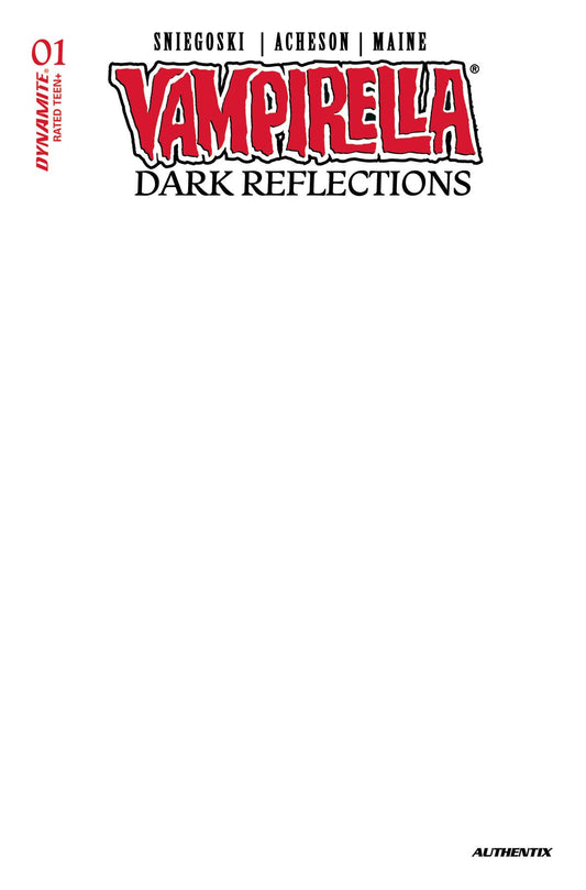VAMPIRELLA DARK REFLECTIONS #1 CVR H BLANK AUTHENTIX (C: 0-1