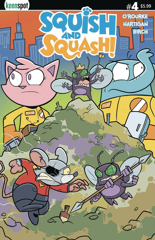 SQUISH & SQUASH #4 CVR A MIKE HARTIGAN