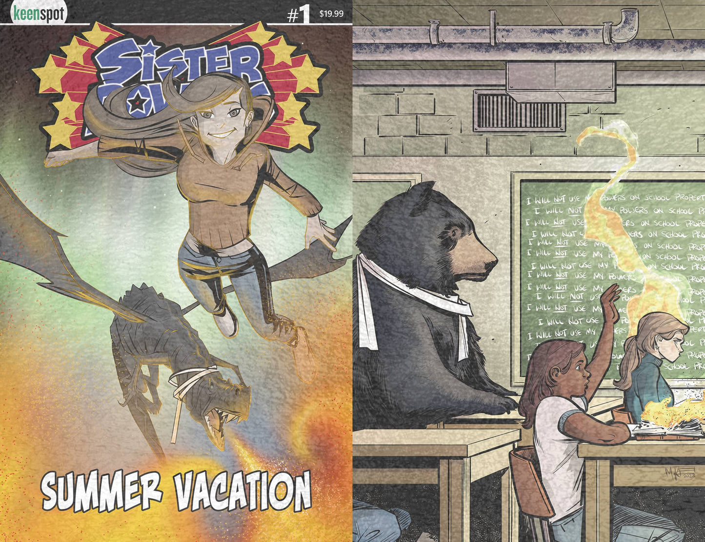 SISTER POWERS SUMMER VACATION #1 CVR D HOLOFOIL FLIP CVR (C: