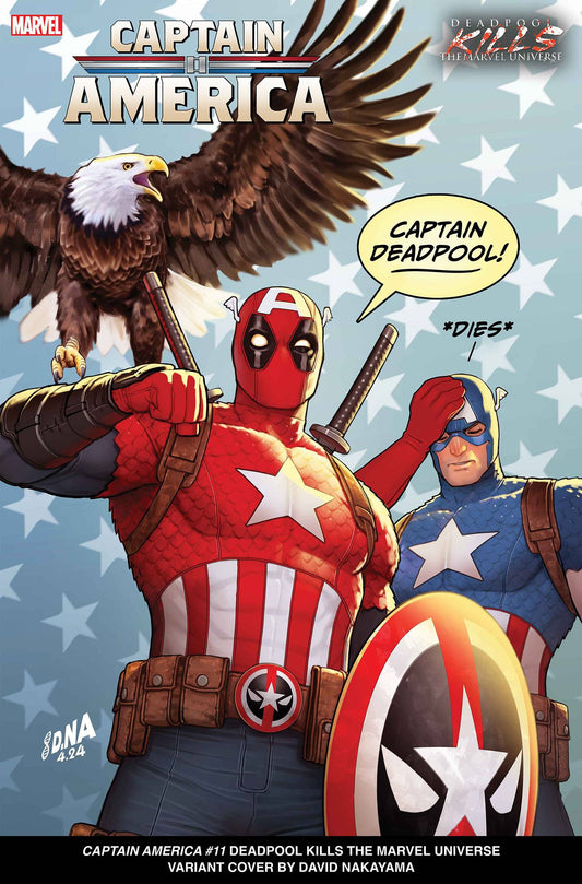 CAPTAIN AMERICA #11 DEADPOOL KILLS MARVEL UNIVERSE VAR