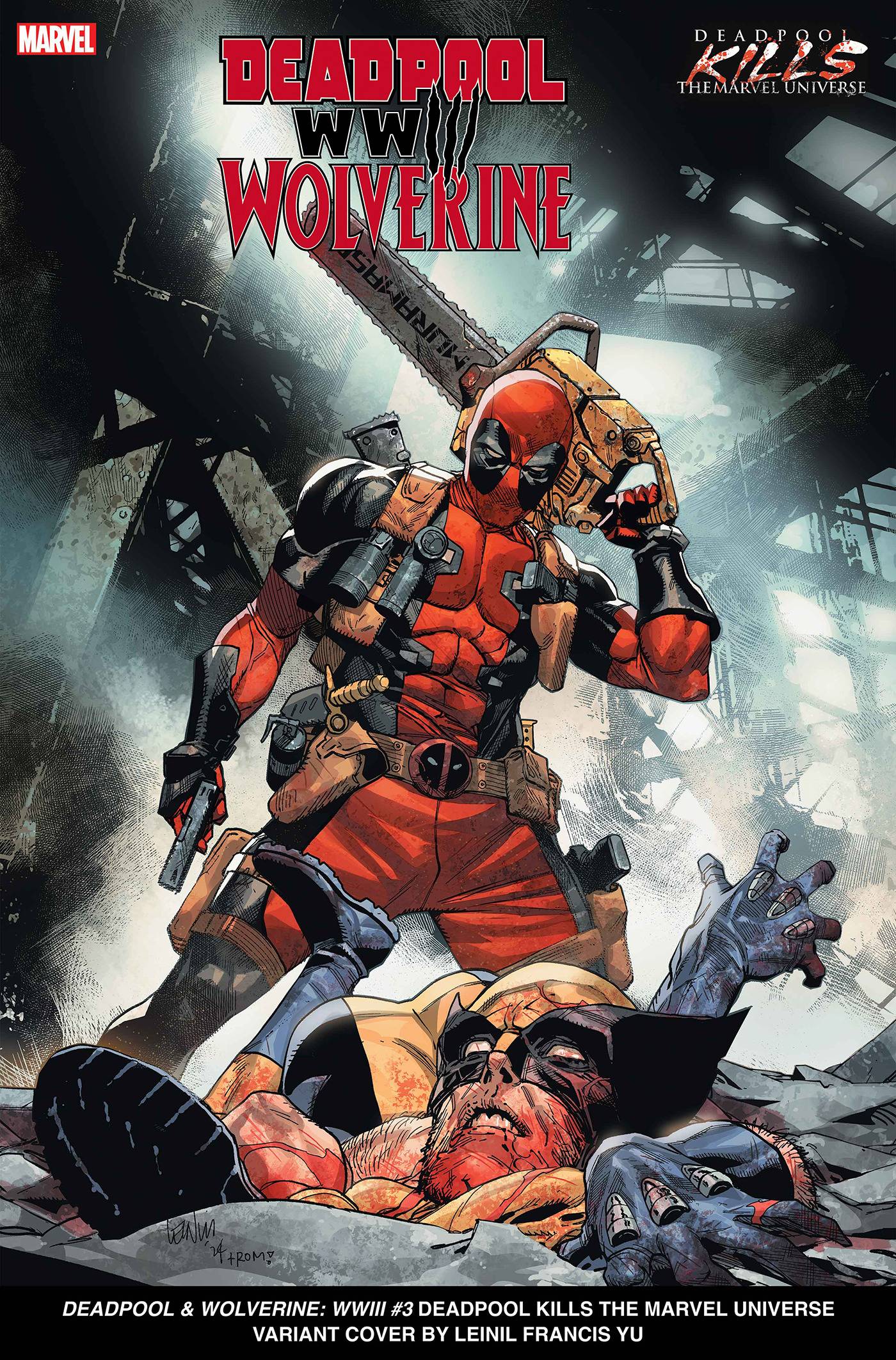 DEADPOOL AND WOLVERINE WWIII #3 DEADPOOL KILLS MARVEL VAR