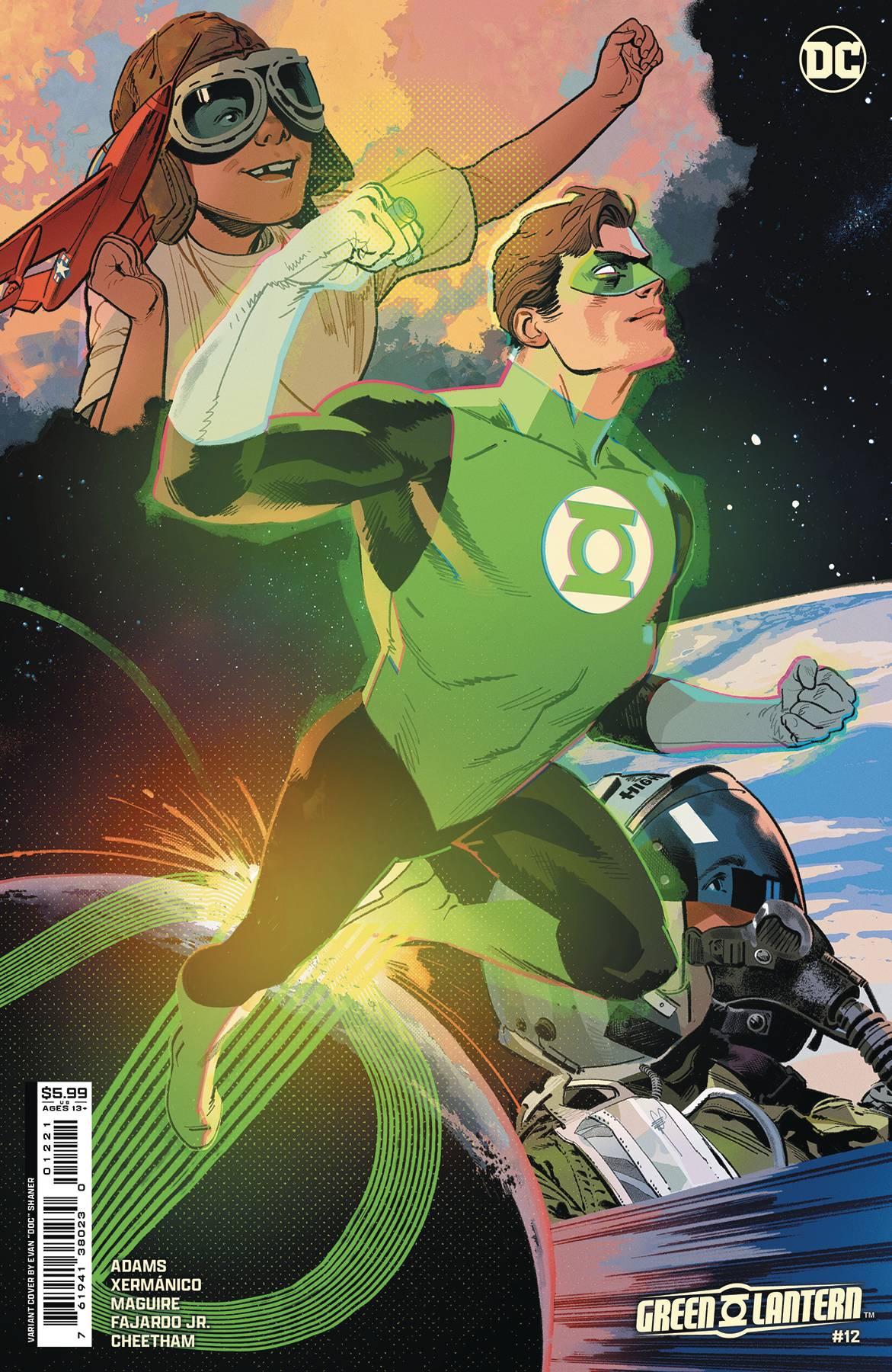 GREEN LANTERN #12 CVR B EVAN DOC SHANER CSV HOB