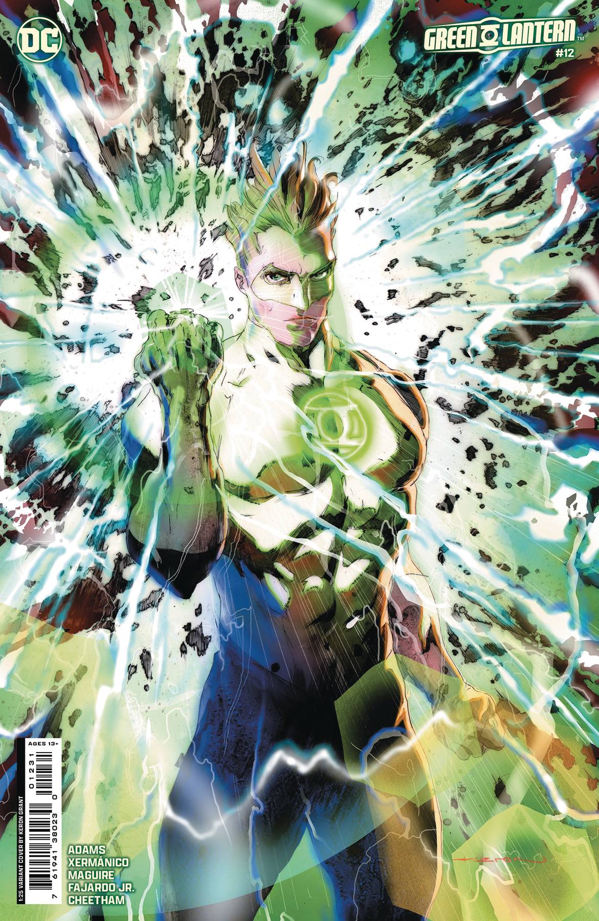 GREEN LANTERN #12 CVR D INC 1:25 KERON GRANT CSV HOB