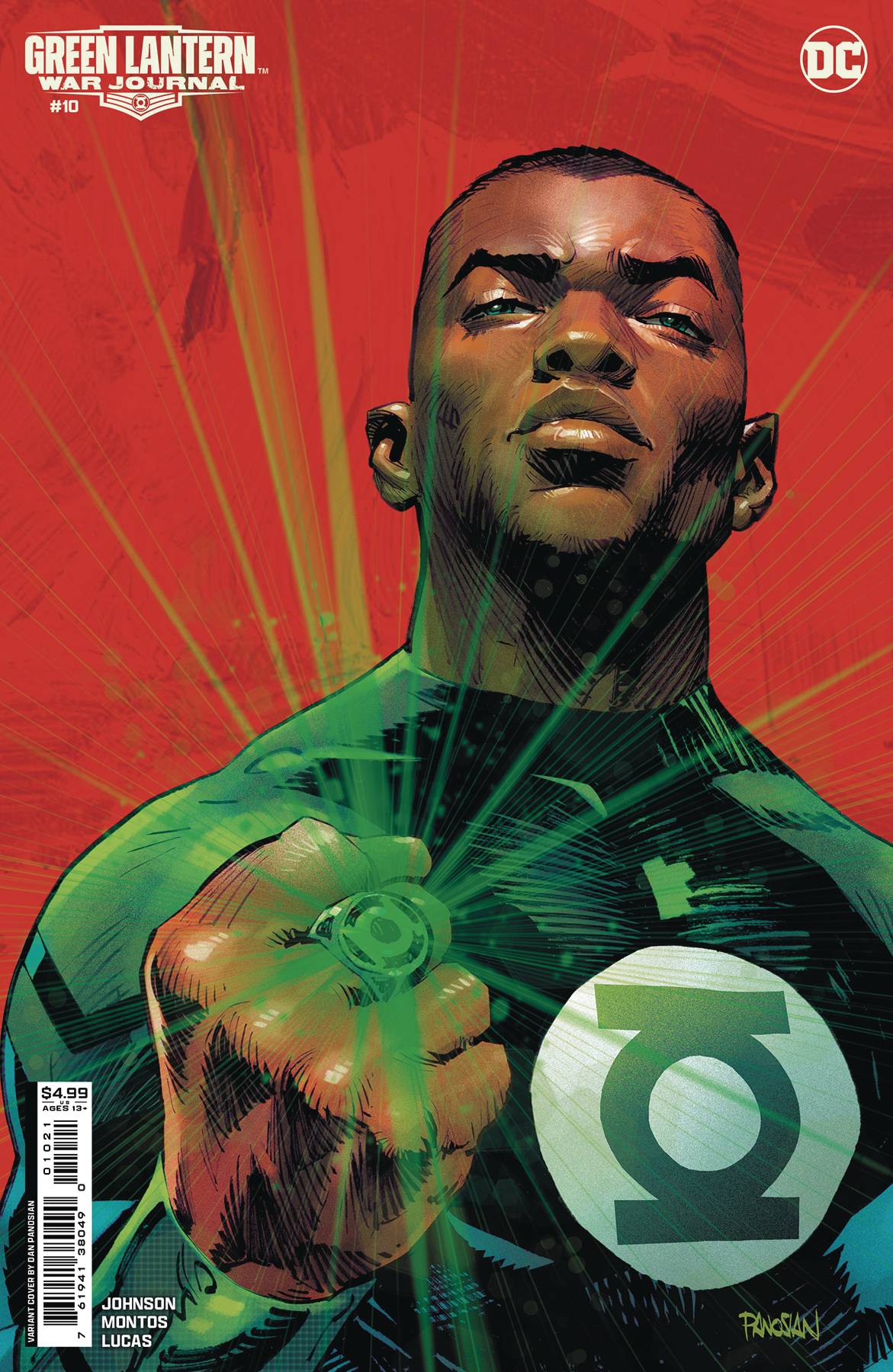 GREEN LANTERN WAR JOURNAL #10 CVR B DAN PANOSIAN CSV