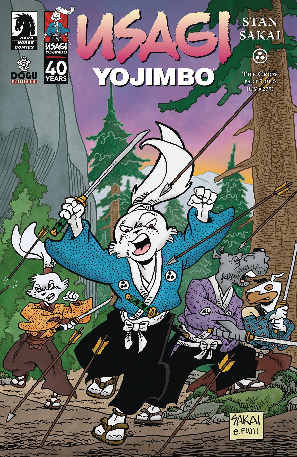 USAGI YOJIMBO CROW #5 CVR A SAKAI