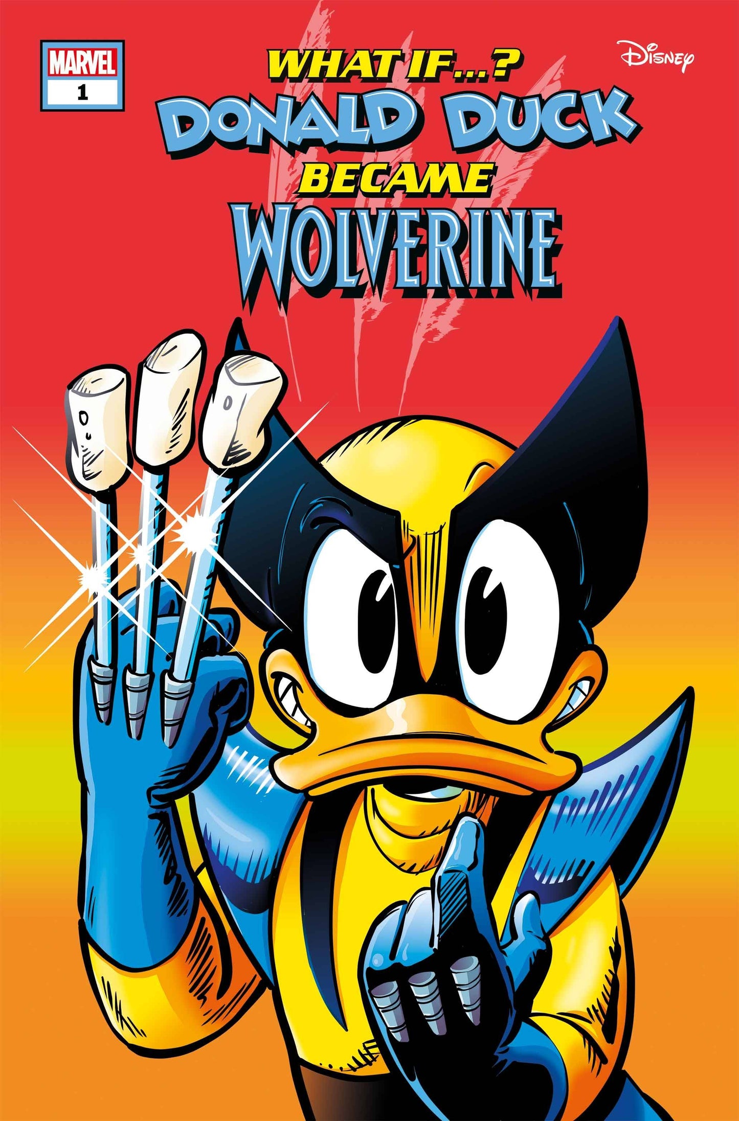 WHAT IF DONALD DUCK BECAME WOLVERINE #1