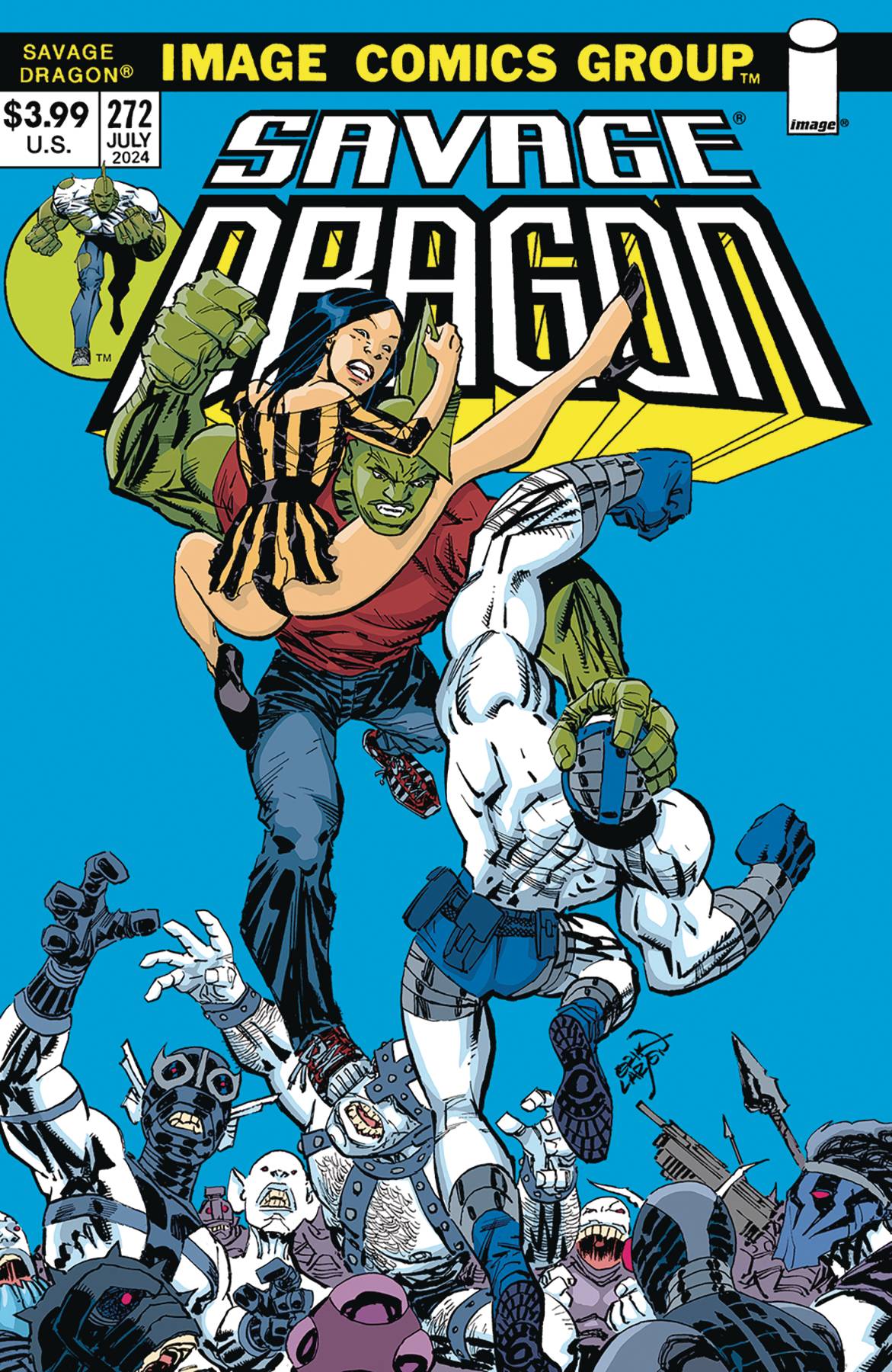 SAVAGE DRAGON #272 CVR B LARSEN (MR)