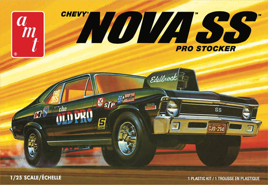 1972 CHEVY NOVA SS OLD PRO 2T 1/25 SCALE MODEL KIT (NET) (C: