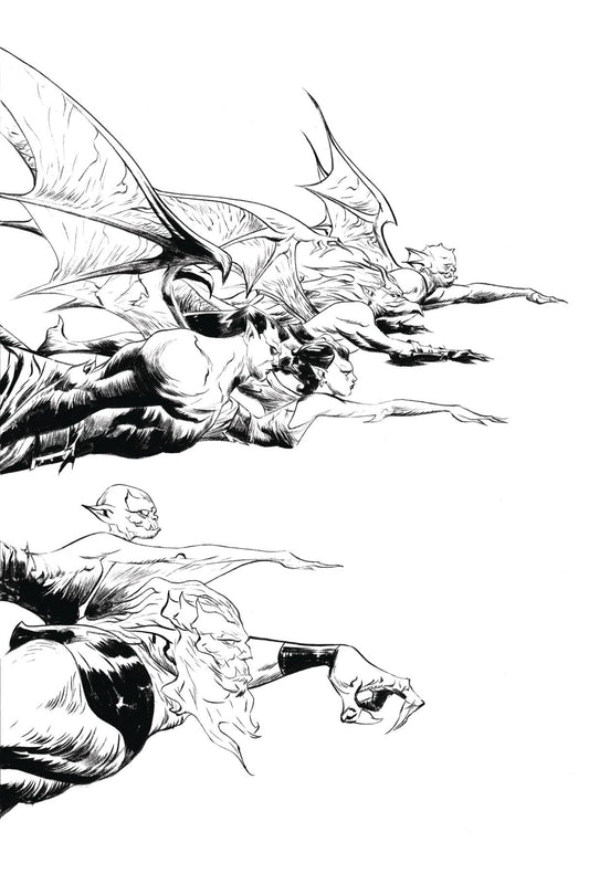 GARGOYLES QUEST #1 LEE LINE ART VIRGIN DE EXC VAR (NET) (C: