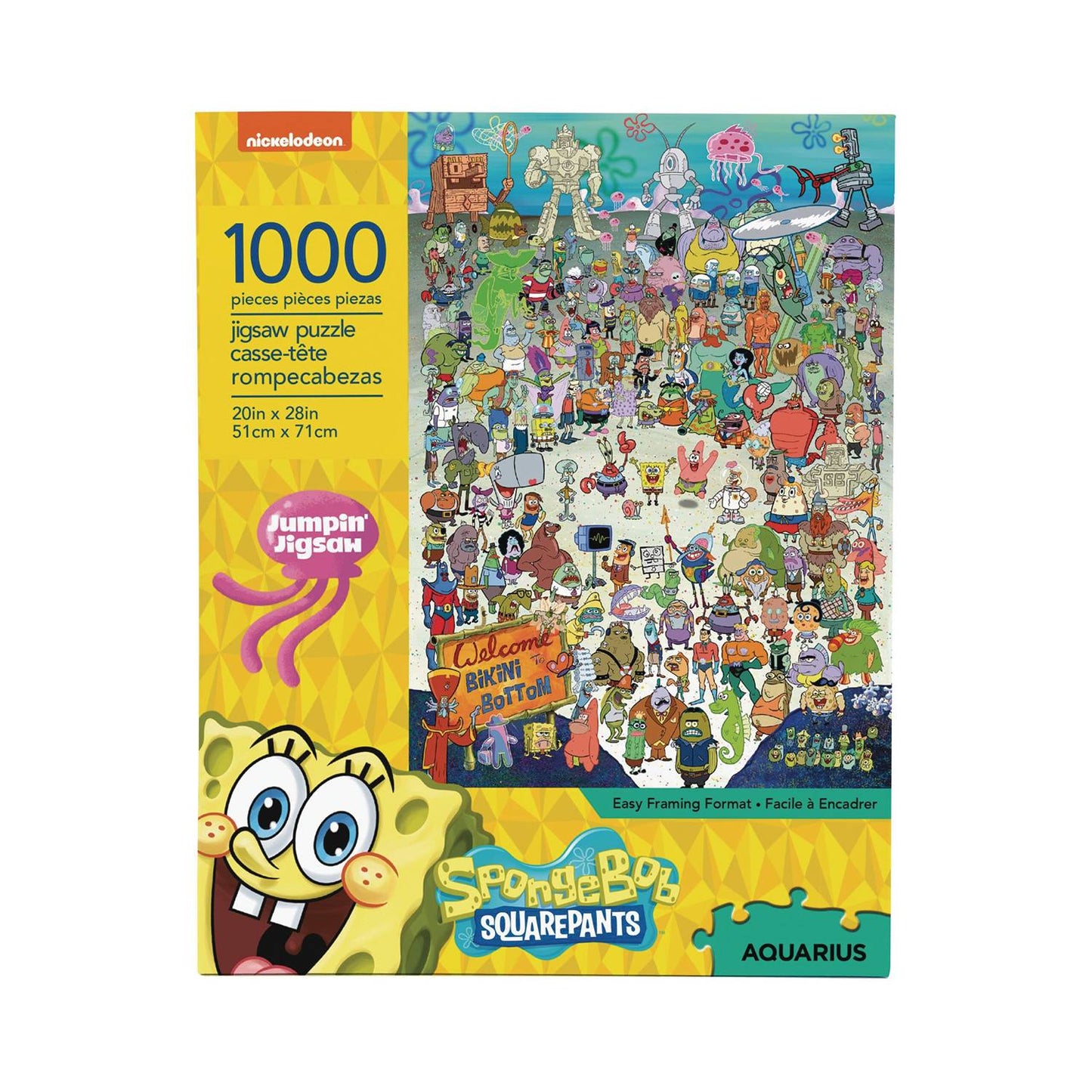 SPONGEBOB SQUAREPANTS CAST 1000 PC PUZZLE (NET) (C: 1-1-2)