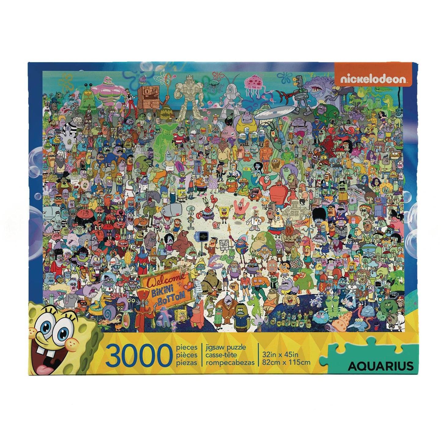 SPONGEBOB SQUAREPANTS CAST 3000 PC PUZZLE (NET) (C: 1-1-2)