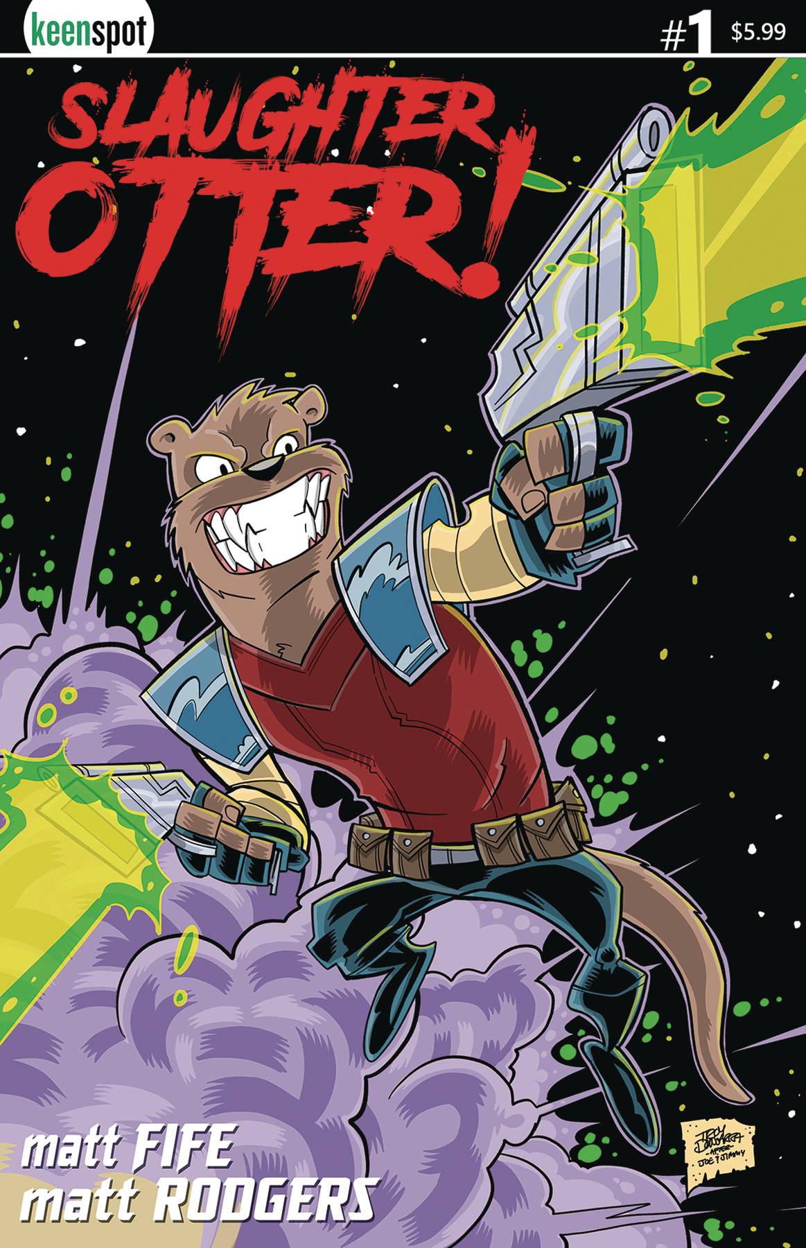 SLAUGHTER OTTER #1 CVR B TROY DONGARRA