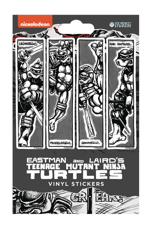 TMNT CLASSIC COMIC PANELS VINYL STICKER SHEET (C: 1-1-2)