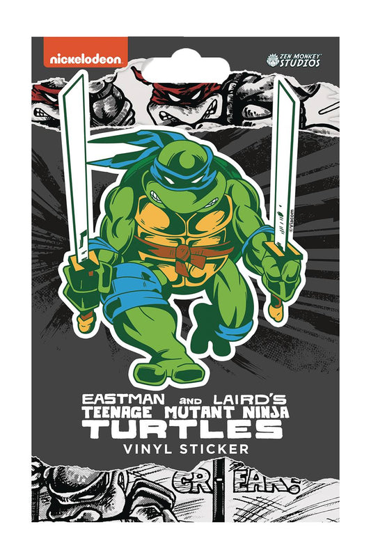 TMNT CLASSIC COMIC LEONARDO VINYL STICKER (C: 1-1-2)