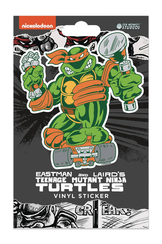 TMNT CLASSIC COMIC MICHELANGELO VINYL STICKER (C: 1-1-2)