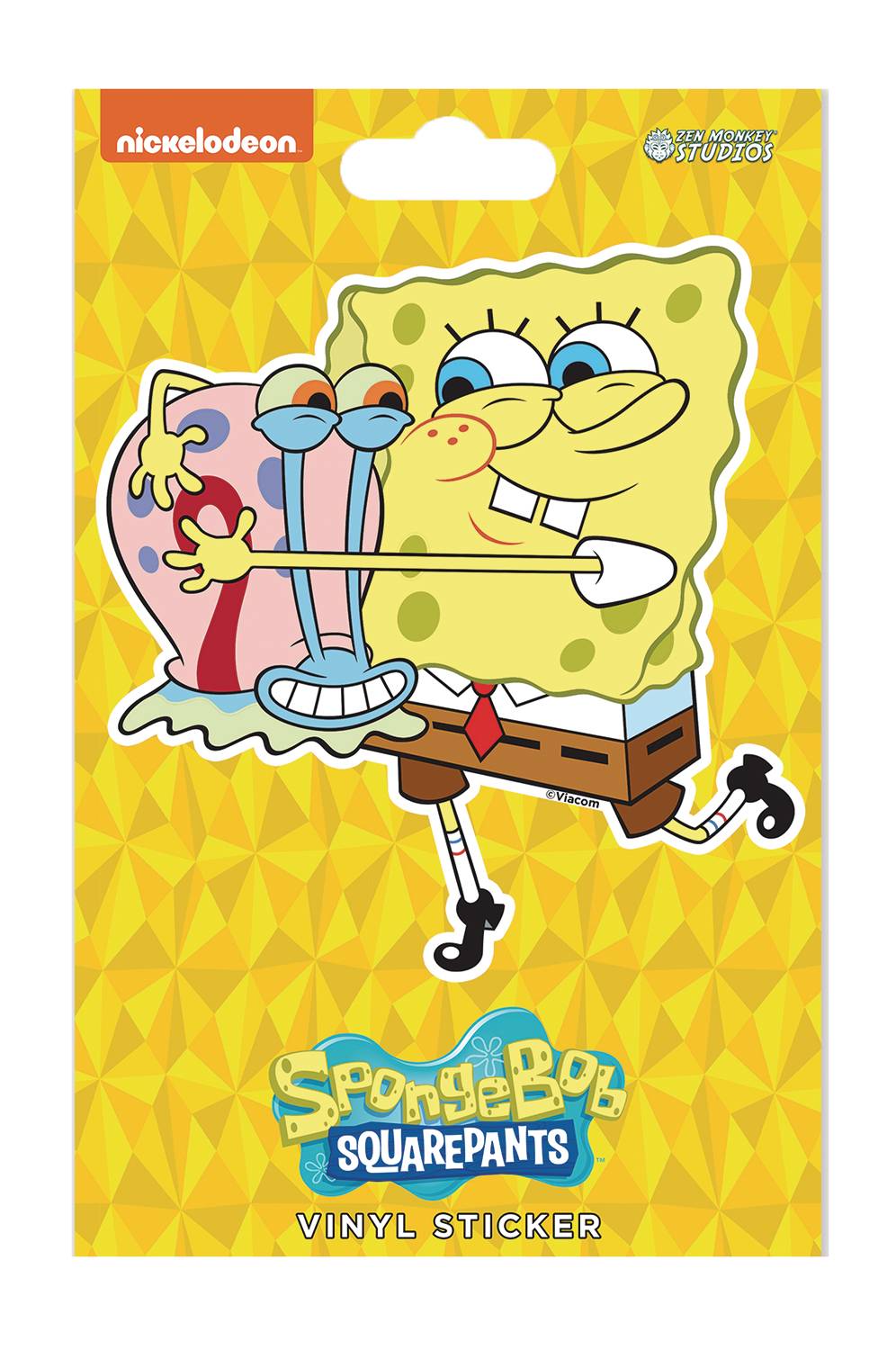 SPONGEBOB SQUAREPANTS HUGGING GARY VINYL STICKER (C: 1-1-2)