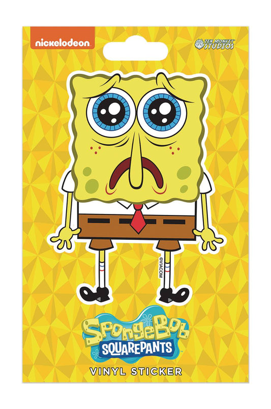 SPONGEBOB SQUAREPANTS HEARTBROKEN VINYL STICKER (C: 1-1-2)