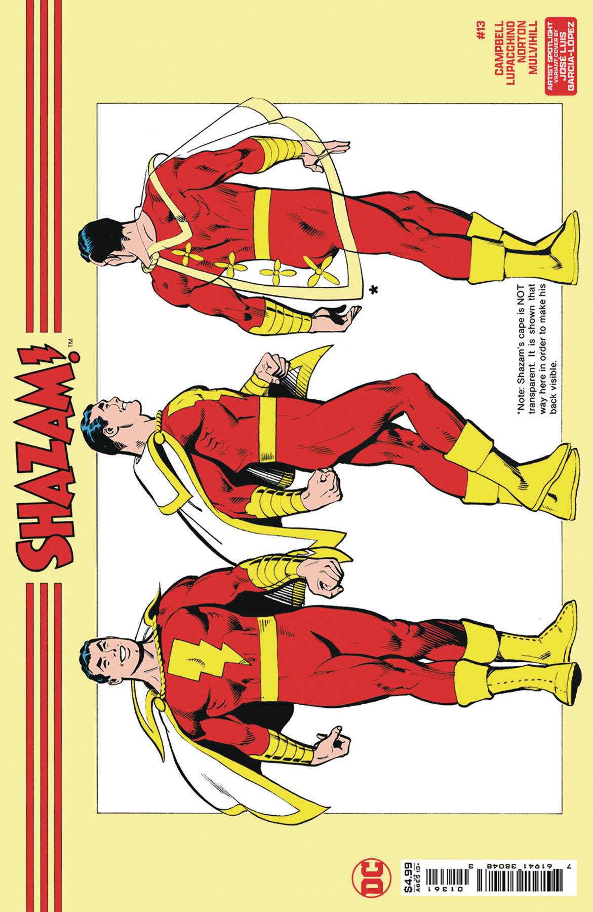 SHAZAM #13 CVR D GARCIA-LOPEZ ARTIST SPOTLIGHT WRAP CSV