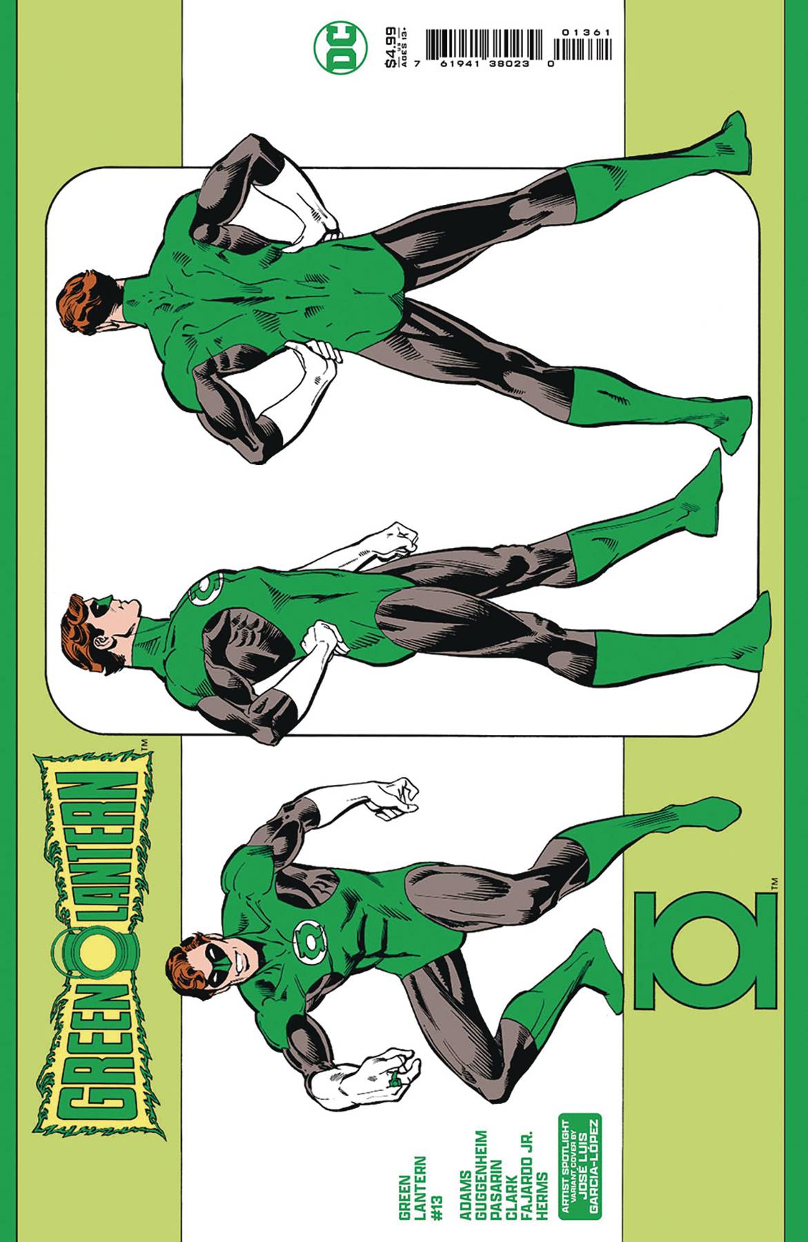 GREEN LANTERN #13 CVR D GARCIA-LOPEZ ARTIST SPOT WRAP CSV AP