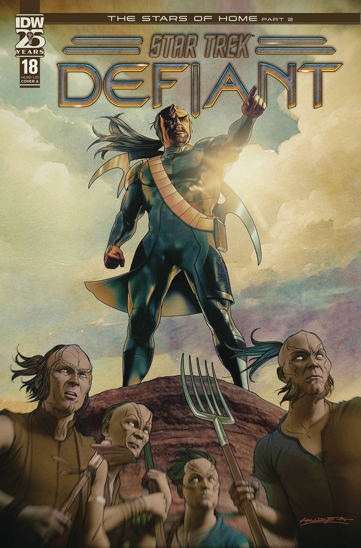 STAR TREK DEFIANT #18 CVR A UNZUETA