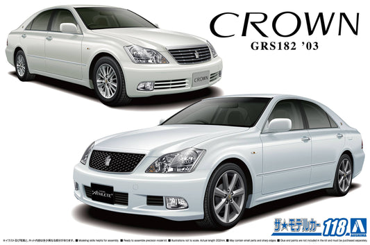 TOYOTA GRS182 CROWN ROYALSALOON G/ATHLETE G 03 1/24 MDL KIT