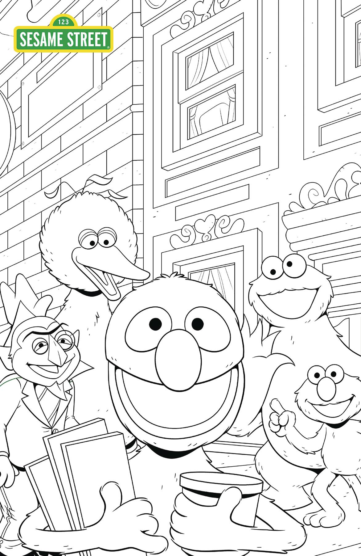 SESAME STREET #1 CVR C COLORING BOOK SKETCH