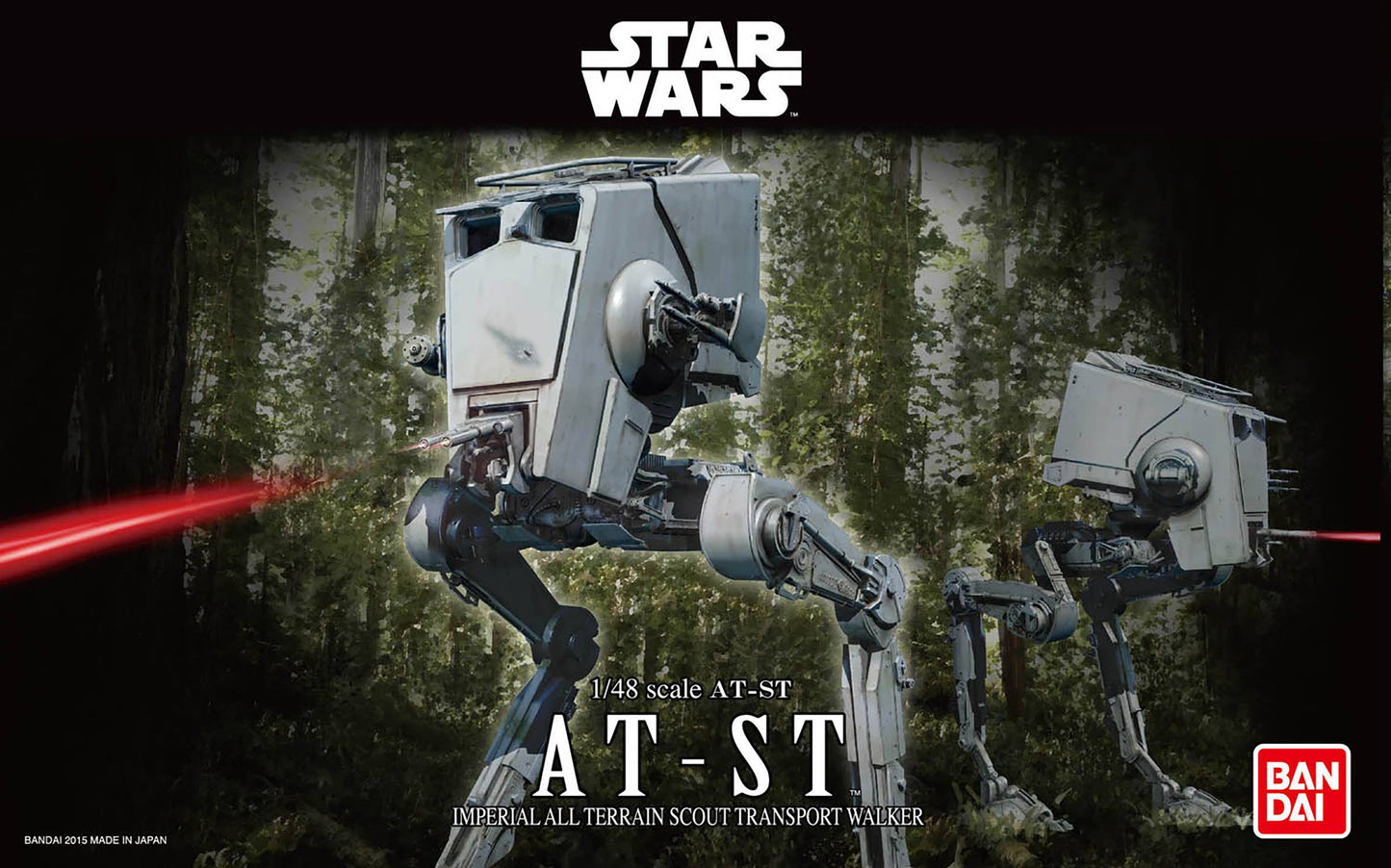 STAR WARS AT-ST 1/48 MODEL KIT (NET) (C: 1-1-2)