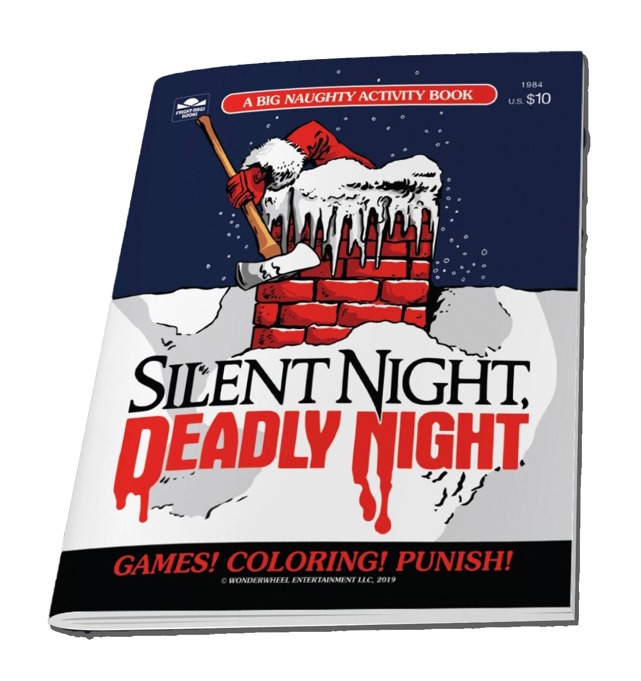 SILENT NIGHT DEADLY NIGHT ACTIVITY BOOK BY FRIGHT RAGS (NET)