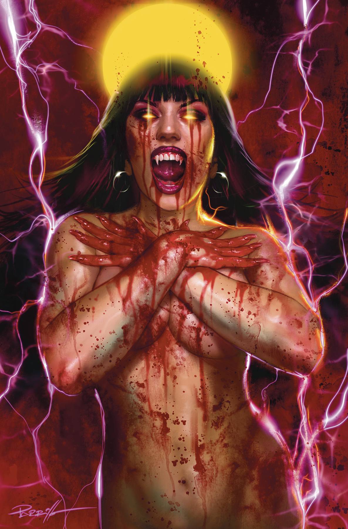 VAMPIRELLA DARK REFLECTIONS #3 CVR F PARRILLO METAL PREMIUM