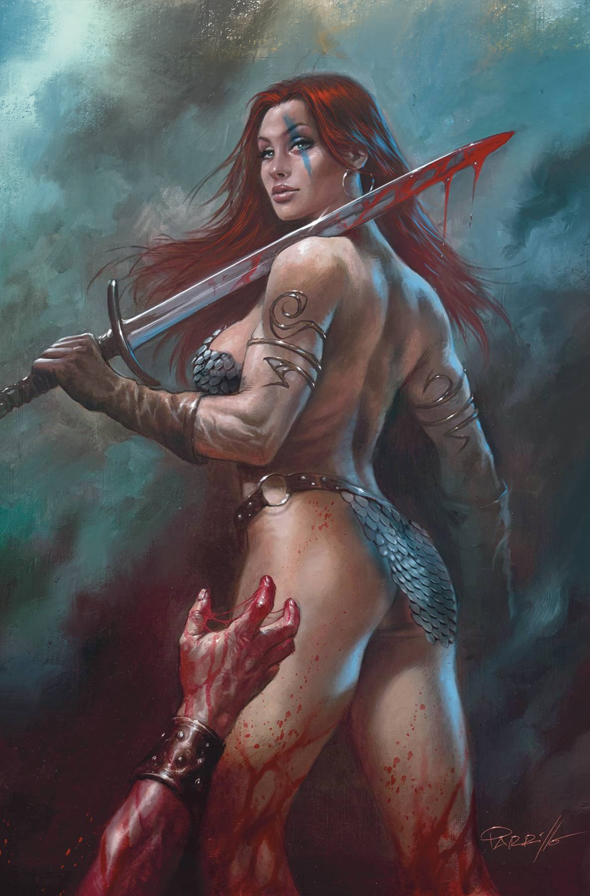 RED SONJA 2023 #13 CVR L PARRILLO LTD VIRGIN (C: 0-1-2)