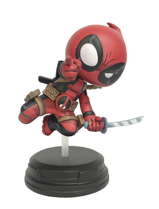 MARVEL ANIMATED DEADPOOL JUMPING STATUE (NET) (O/A) (C: 1-1-