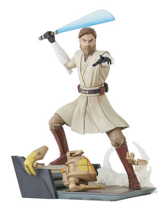 STAR WARS GALLERY CLONE WARS GENERAL KENOBI PVC STATUE (C: 1