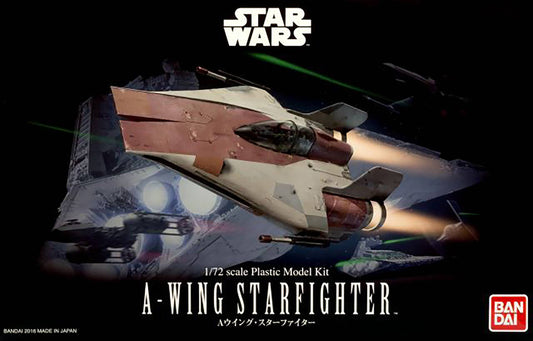 STAR WARS A-WING STARFIGHTER 1/72 MDL KIT (NET) (C: 1-1-2)