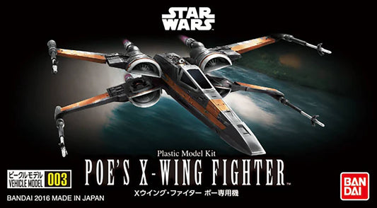 STAR WARS 003 POES X-WING STARFIGHTER VEHICLE MDL KIT (NET)