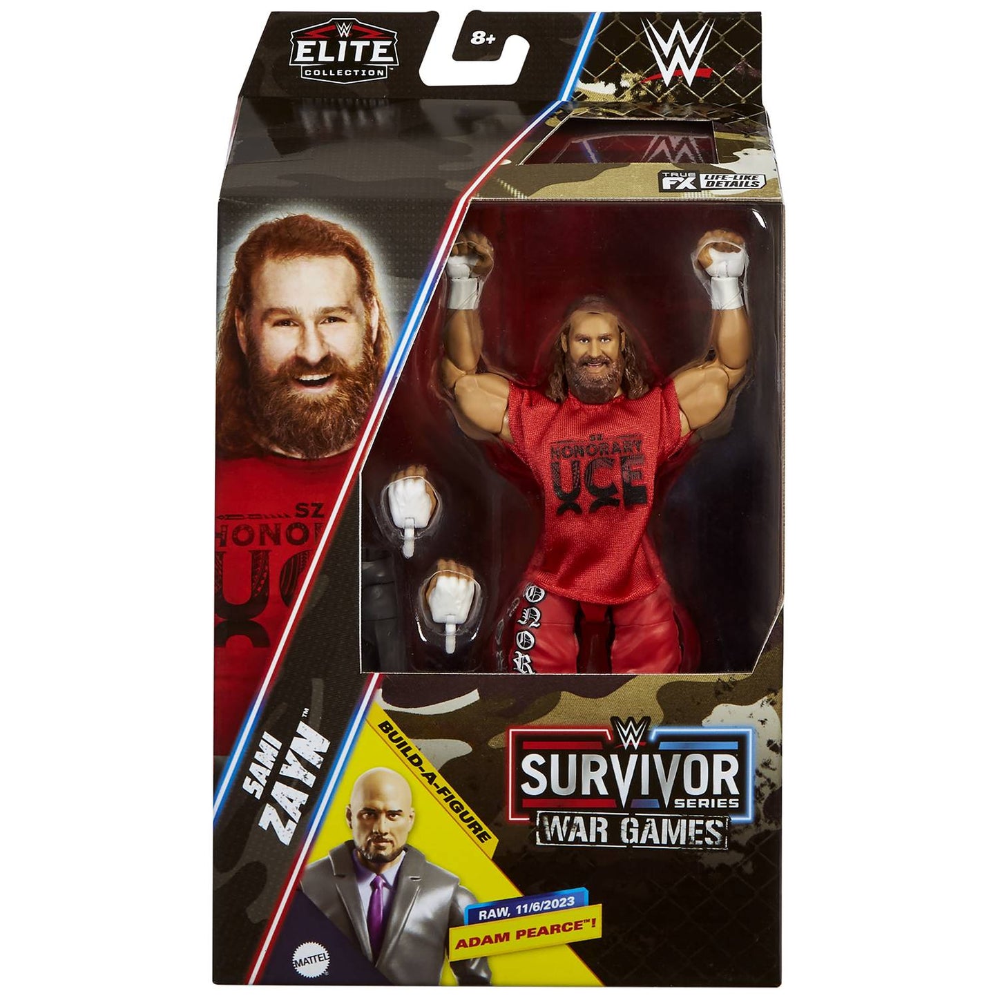 WWE ELITE SURVIVOR SERIES SAMI ZAYN AF (NET) (C: 1-1-2)