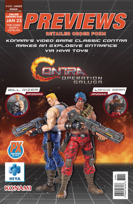 PREVIEWS #438 MAR 2025 RETAILER ORDER FORM EXTRAS (NET)