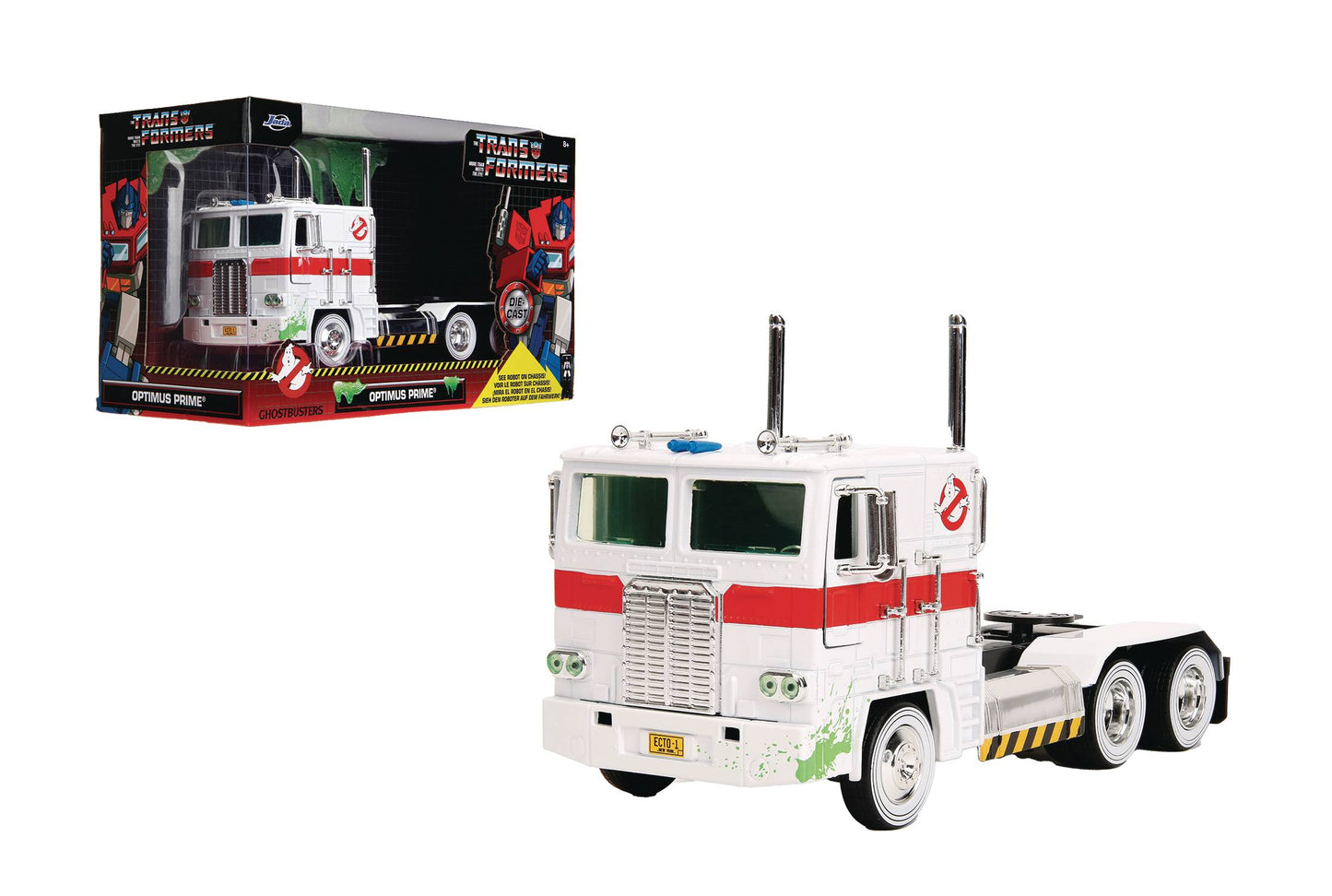 TRANSFORMERS G1 OPTIMUS PRIME GHOSTBUSTERS MASHUP 1/24 VEH (