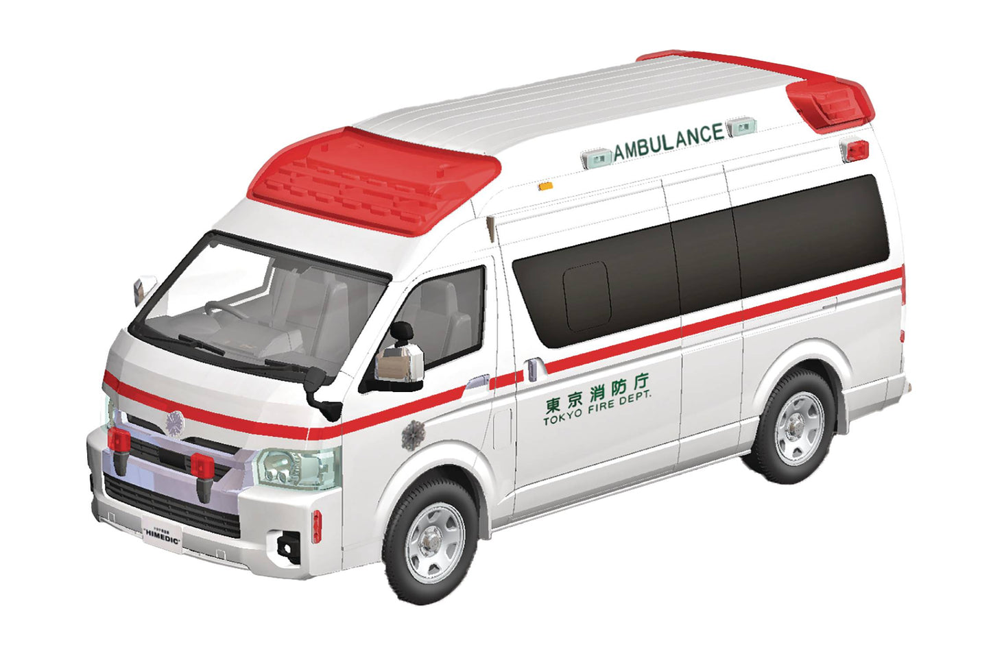 TOYOTA HI MEDIC 1/32 MDL KIT (NET) (C: 1-1-2)