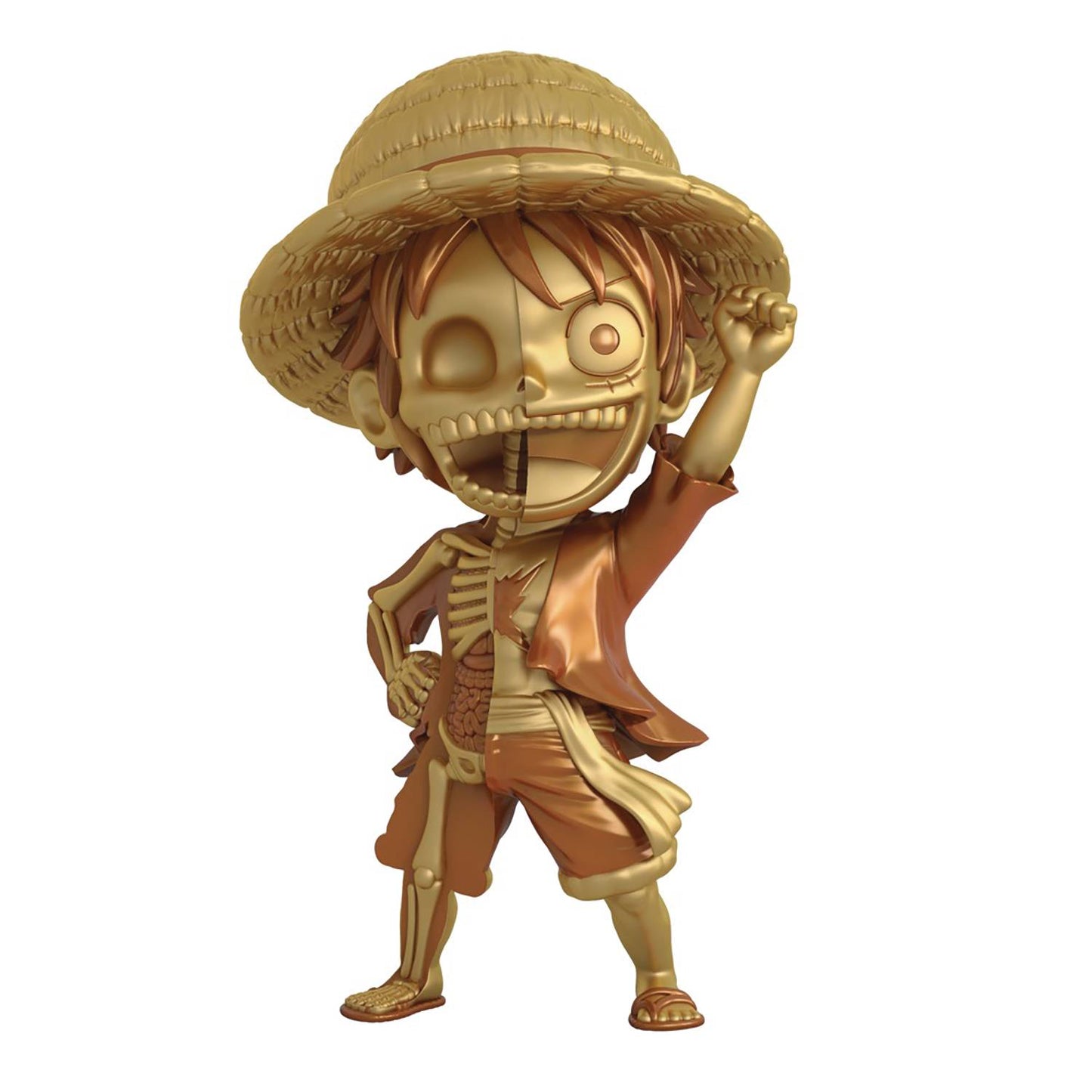 XXRAY PLUS ONE PIECE LUFFY TREASURE GOLD 8IN VINYL FIGURE (N