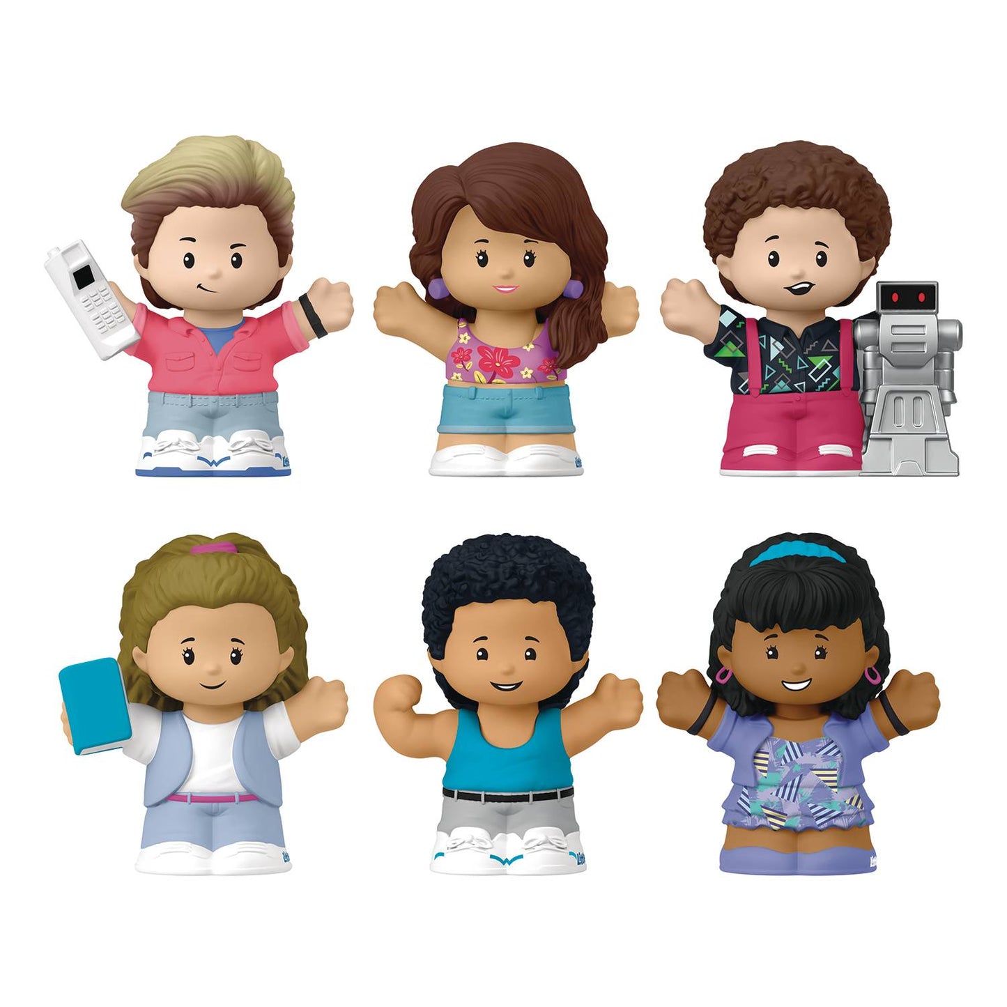 SAVED BY THE BELL LITTLE PEOPLE COLLECTOR 6 PACK AF (NET) (C